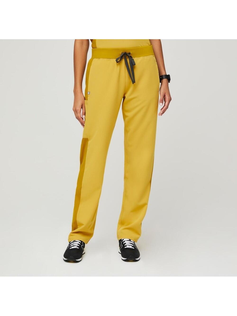 Figs Remix Livingston Bottoms Light Gold Size Medium